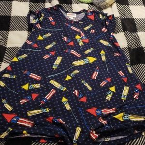 Lularoe Scarlett 4th of July dress